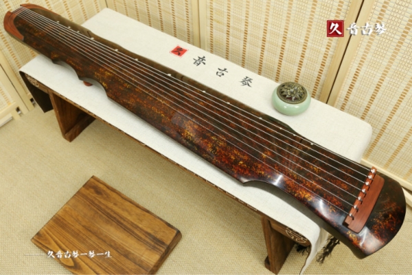 黑龙江省收藏级古琴【犀牛皮纹伏羲式】